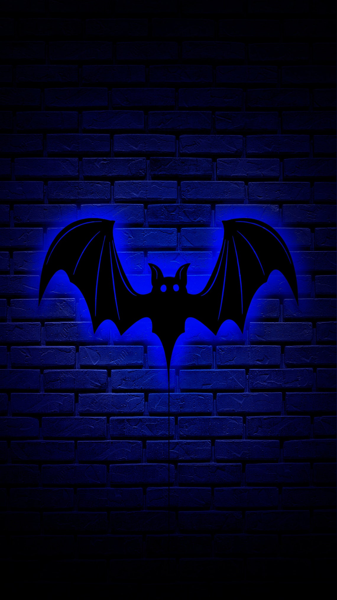 Spooky Bat LED Sign – Halloween Wall Light with RGB Colors – Personalized Gaming Room Decor