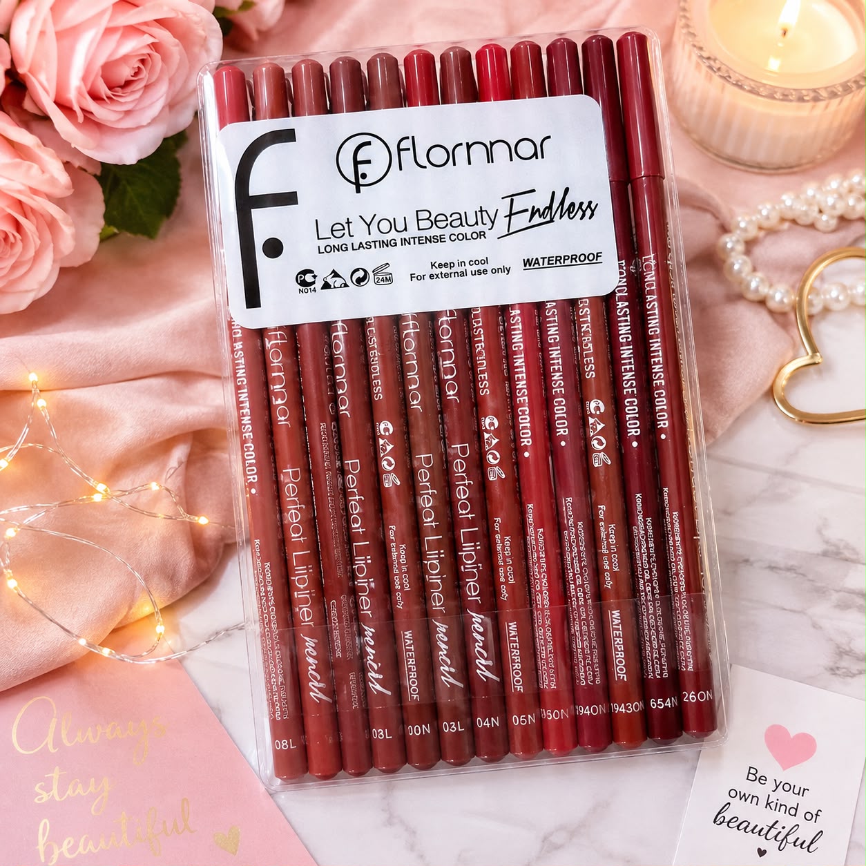 Long Lasting Lip Liner Pencil for Women Waterproof Intense Color Lipliner, Smooth & Precise Lip Contour Makeup Pencils