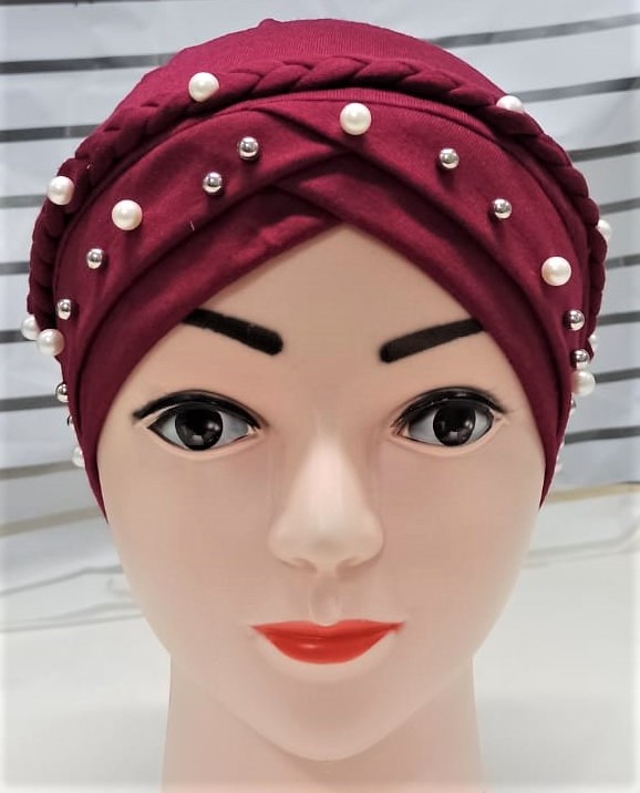 skin Muslim Hijab Cap Turban Stretch Hat Braid Hijab inner