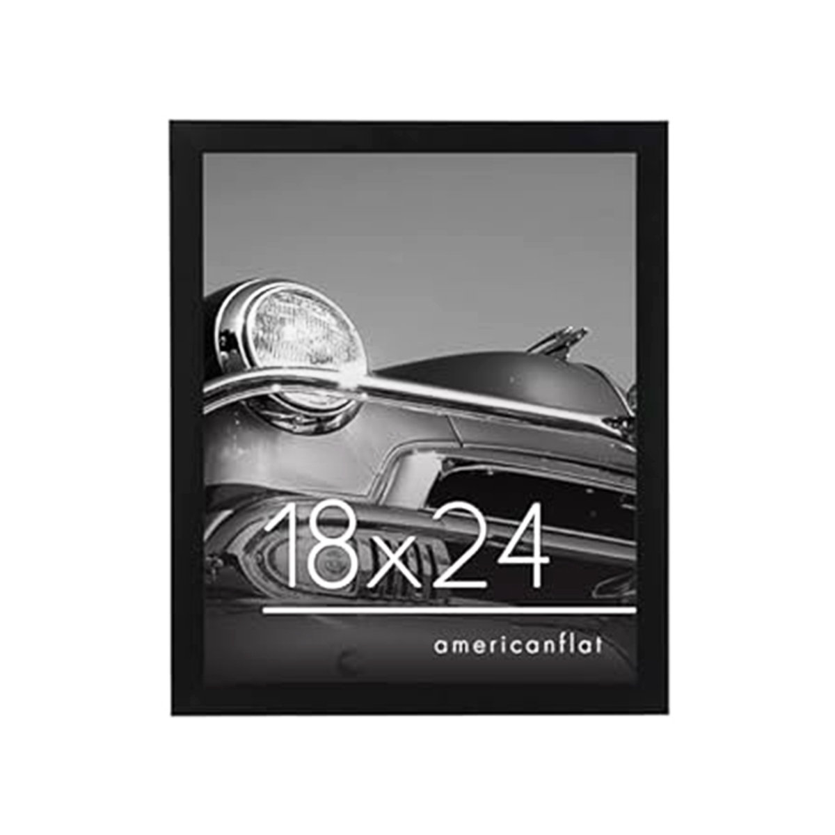 Custom Printed Crystal Frame, Premium Wood, Multiple Sizes