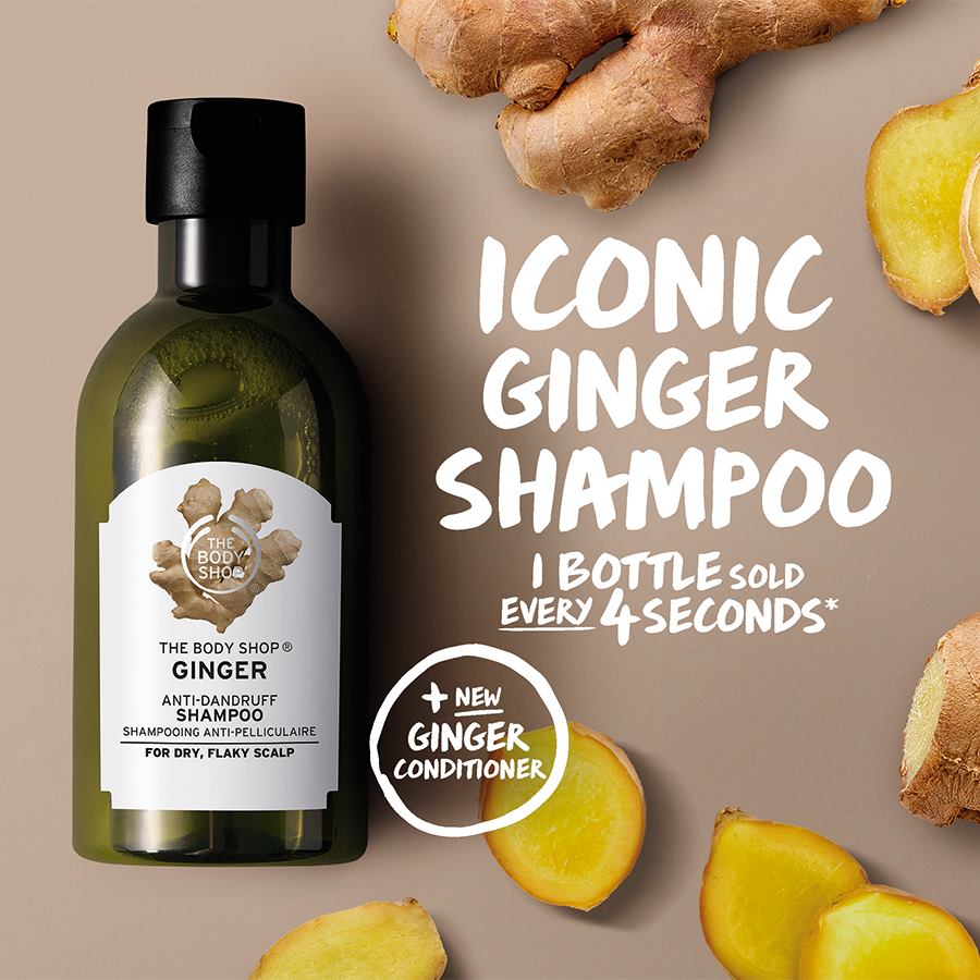 the body shop shampoo ginger
