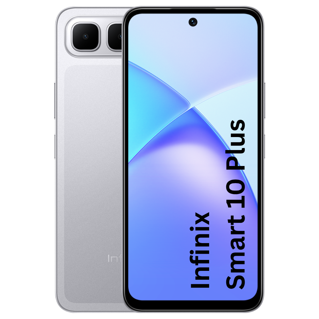 Infinix Smart 10 Plus - 4GB RAM | 128GB Storage | 6.67” 120Hz IPS Display |  Massive 6000mAh Battery | Daraz.pk