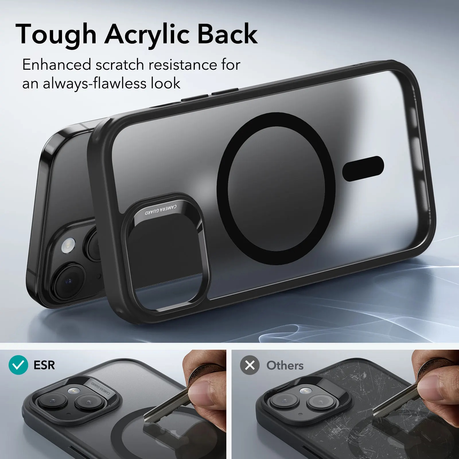 ESR iPhone 15 Pro Max Classic Hybrid Case (HaloLock) with military-grade protection and full MagSafe compatibililty 36 7a662d22c1f28753788f39b87cad0da8