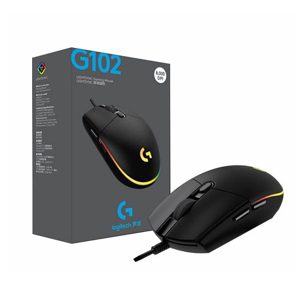 Logitech Gaming PC Mouse G102 LightSync / G302 Daedalus Prime MOBA Wired USB Computer
