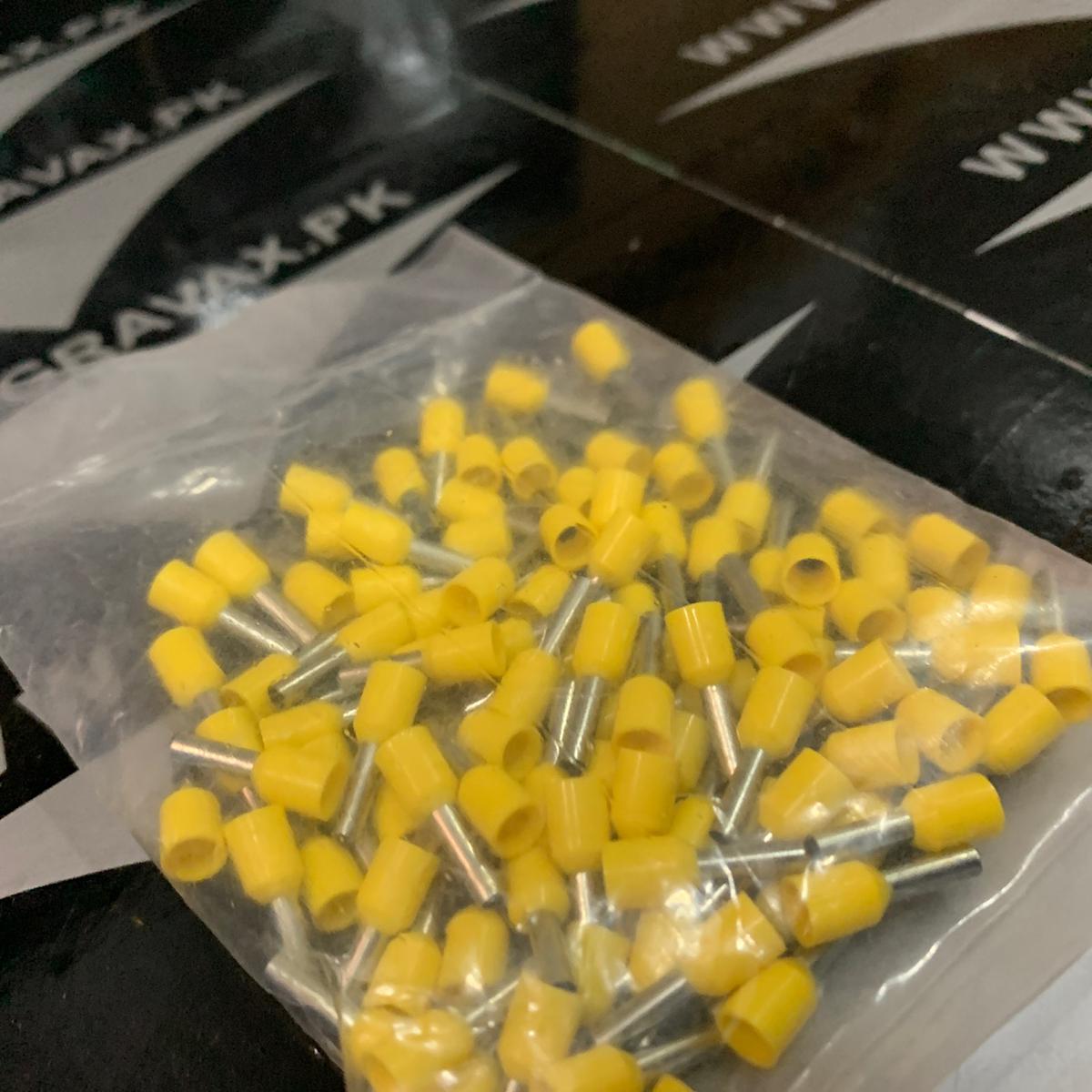 FERRULE CRIMPS E0508 E1008 E1508 E7508 E2508 E4009 Tubular Wire Connector Terminal Cable Crimp Cable Sleeve for 0.5-4mm2, 22-10AWG 100pcs