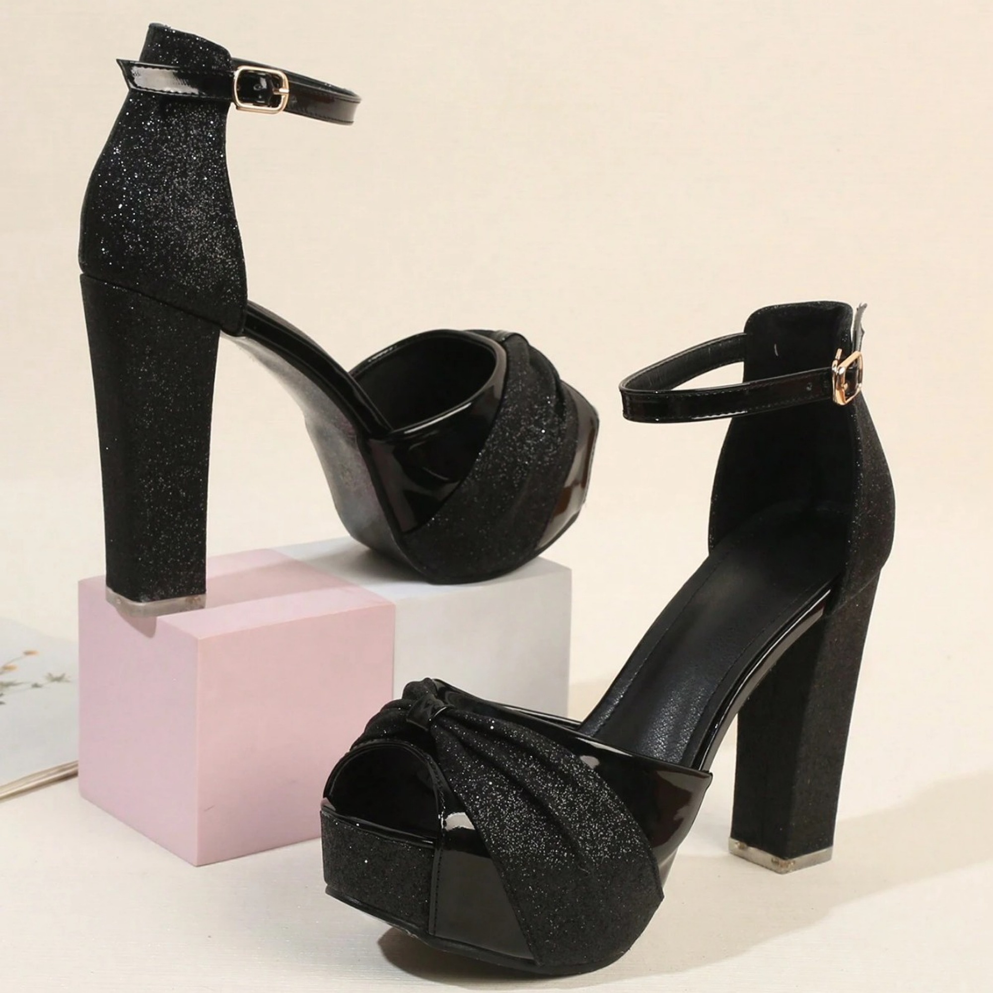 New Design Block Heels Sandals for Women Platform For Weddings, Parties, and Every Function Perfect Comfortable Black, Golden, Silver, White
