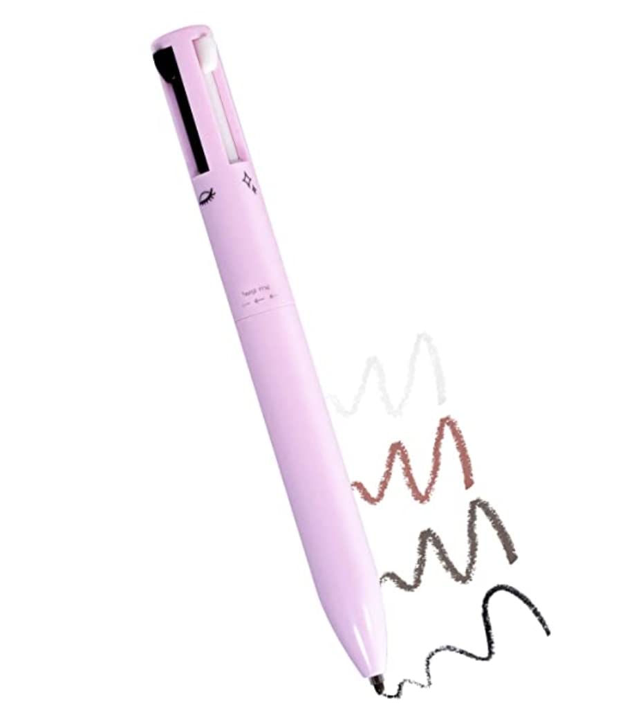 Abu Turab  (أبو تراب)  4 In 1 Lips, Eyebrows And Eyeliner Pencil Waterproof Drawing Eye Brow Long Lasting Easy Color Eyebrow Pen Sweatproof Makeup Pen Cosmetic Tool