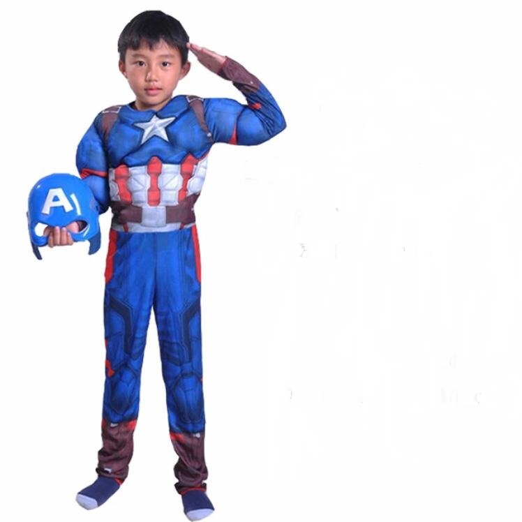 Captain America Costume For Kids For 3 To10 Years