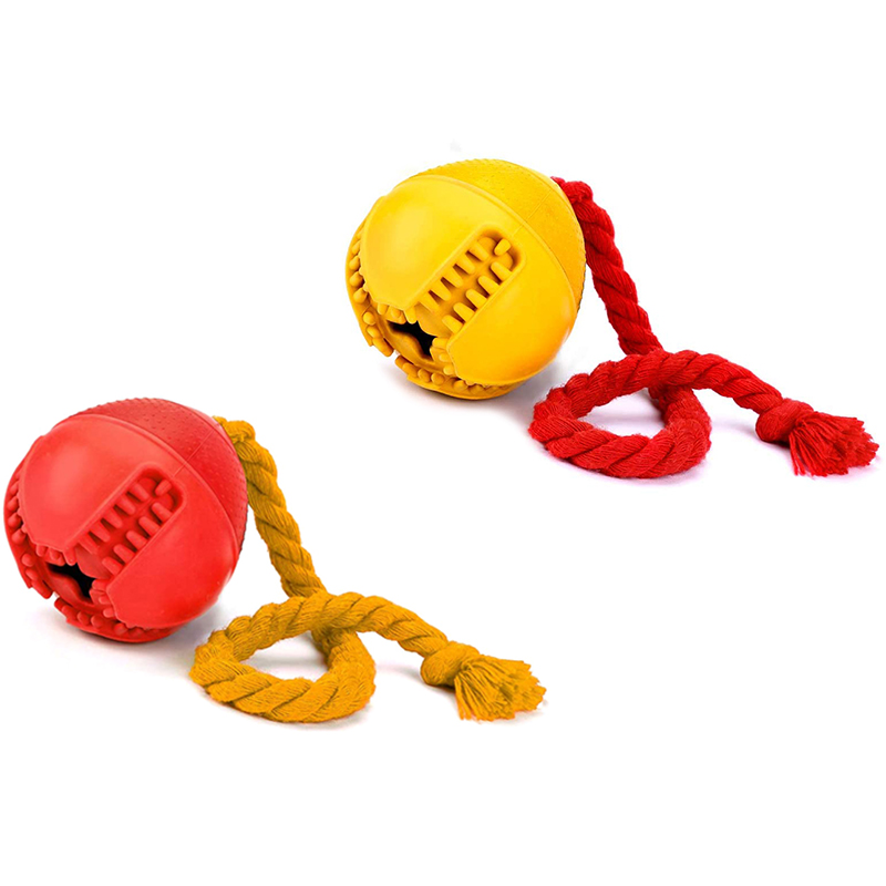 jolly ball dog toy with rope