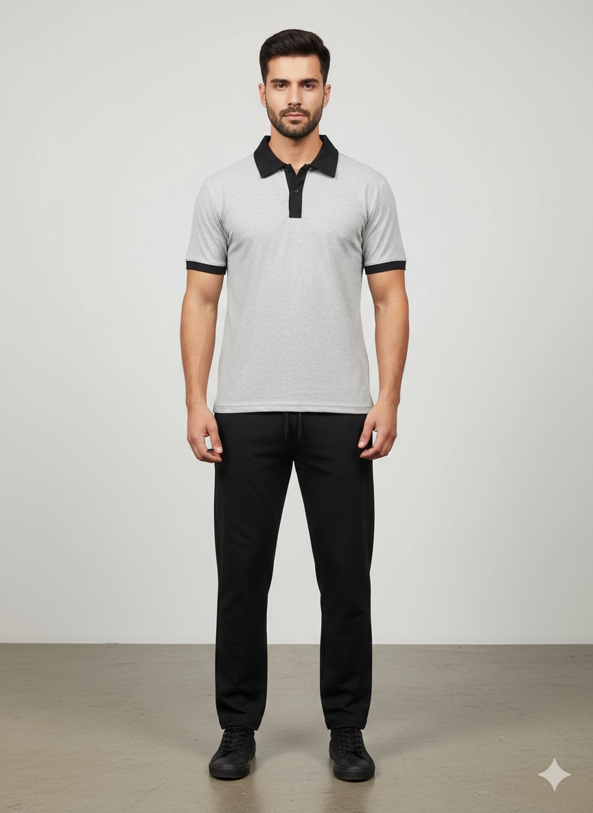 Colorblock Men Track Suit T-shirt & Trouser For Men