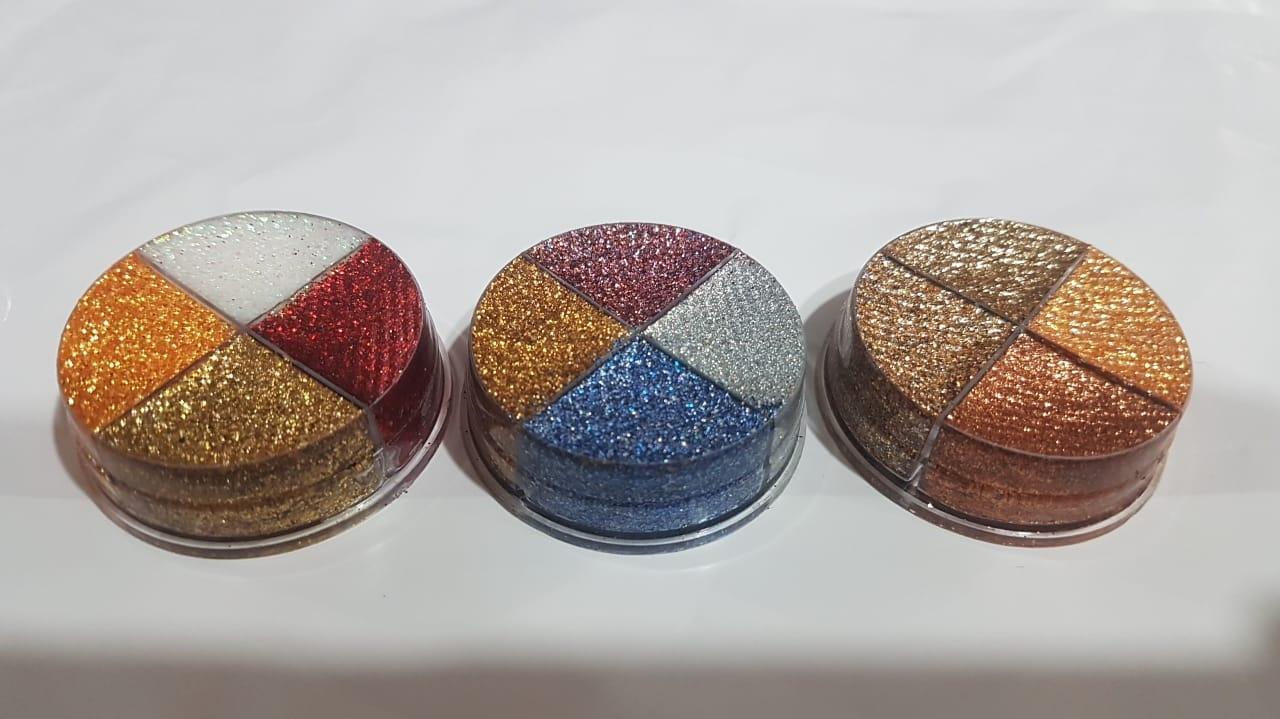 Glitter eyeshadows pack of 3