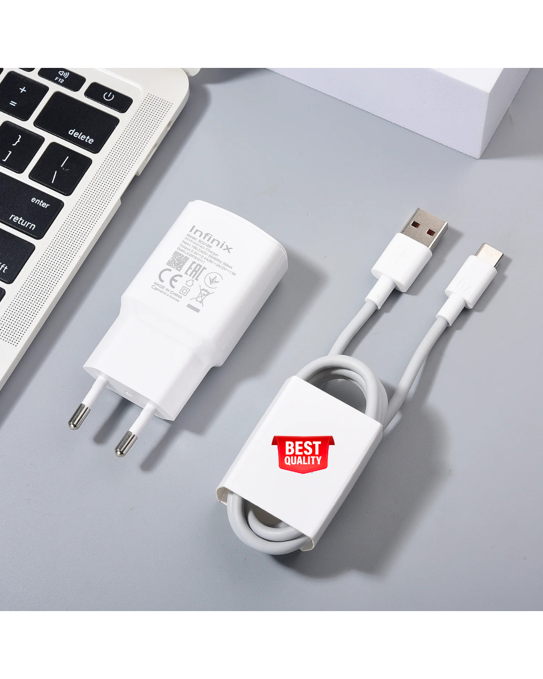 Fast Charging Wall Charger – Single USB Port Power Adapter | Compact Travel Charger for Mobile Phones & Devices