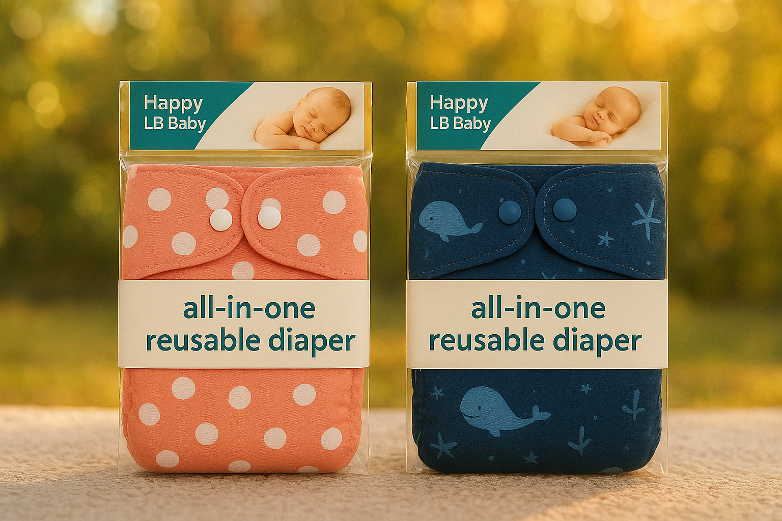 Premium Imported All-in-One Reusable Baby Diaper |Reusable, Soft, Washable & Eco-Friendly