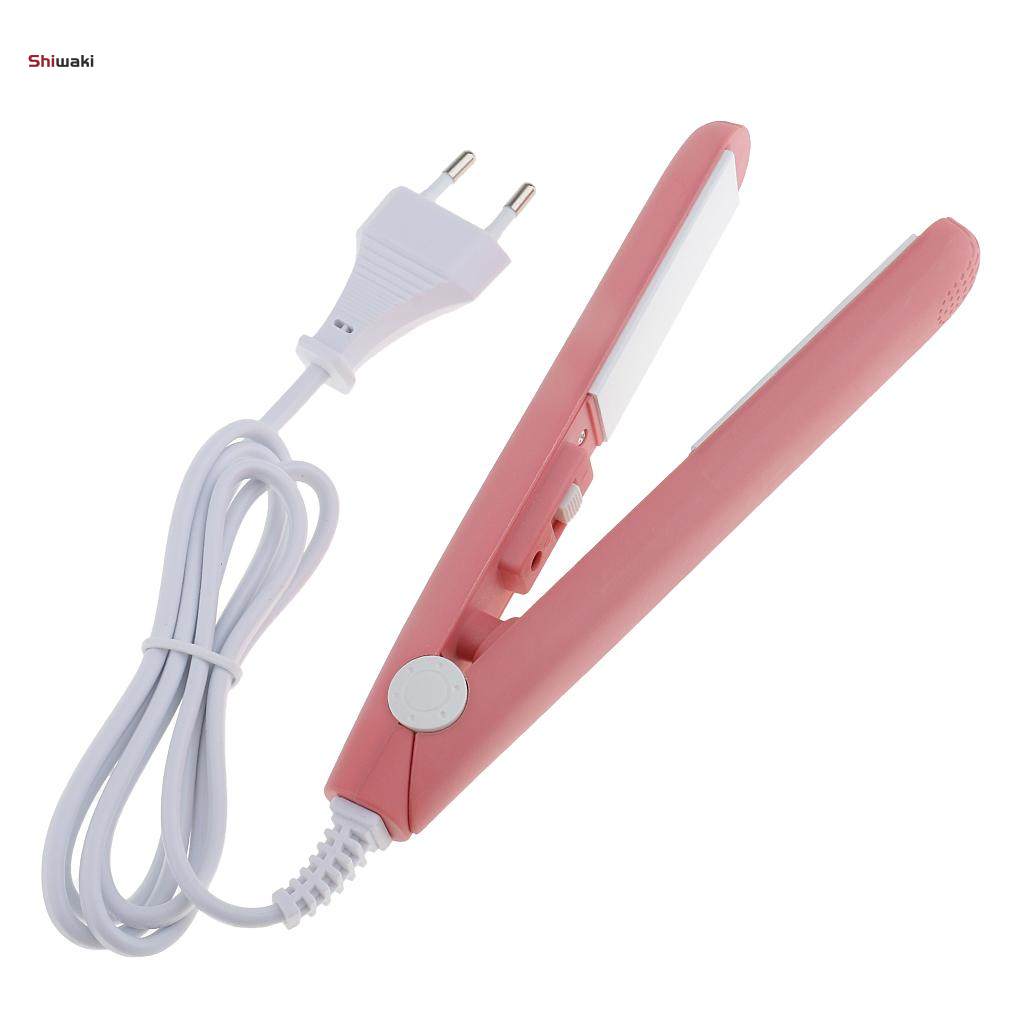 Professional Electric Personal Hair Curler Iron Curling Straighter Pink Daraz.pk