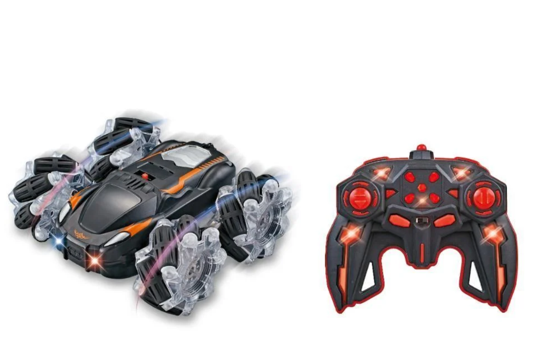 DOUBLE SIDE STUNT ROLL DRIFT RC CAR, ro Remote Control Car Spinning Wheels, With Lights best for gifts KIds