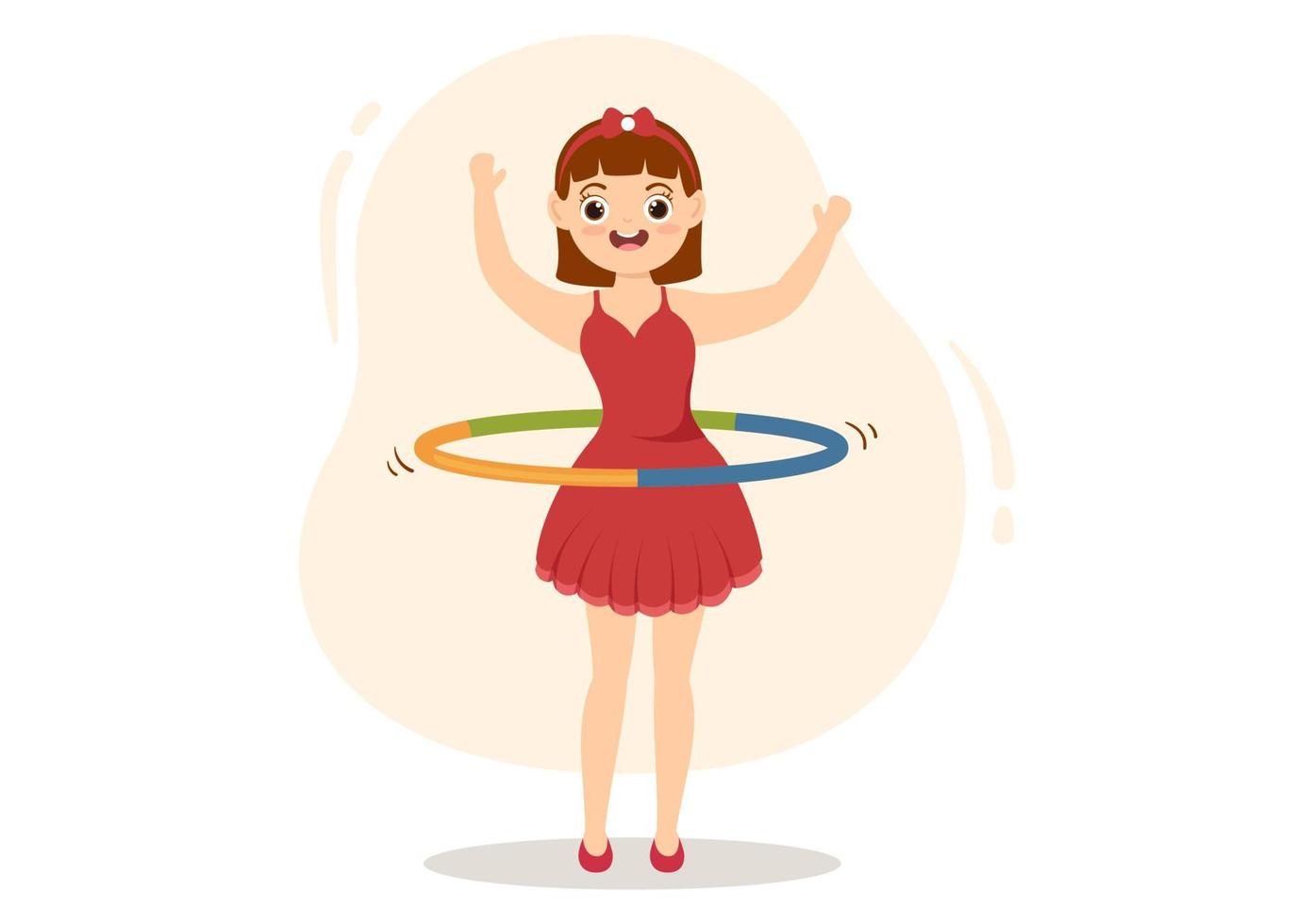 Hula Hoop for Kids, Detachable Adjustable Size Kids Hula Hoop, Suitable for Girls, Boys and Pet Training
