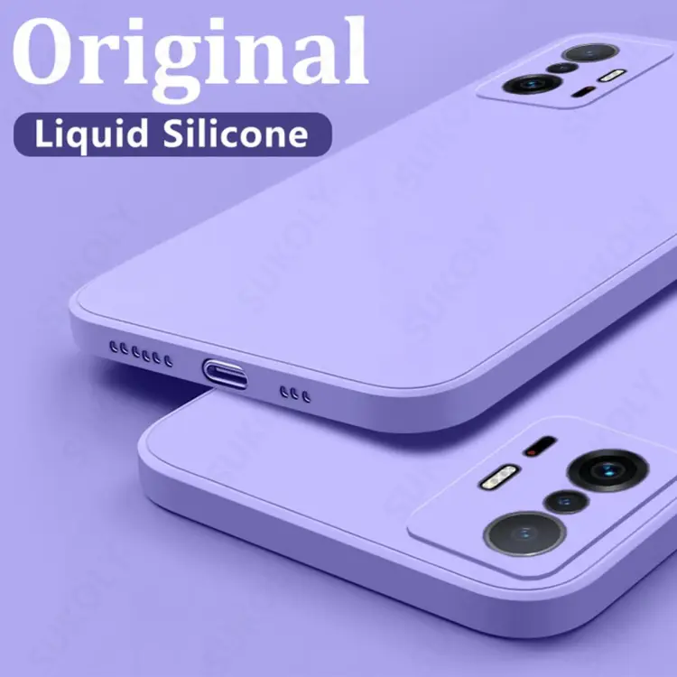 For Xiaomi Redmi Note 12 Case Liquid Silicone Coque Redmi Note 12