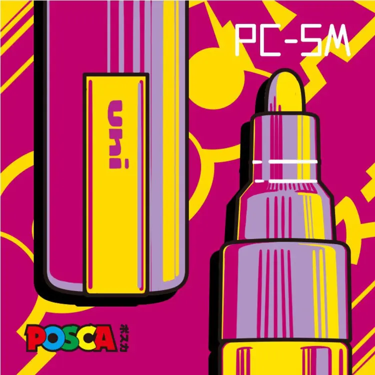 1pcs Japan Uni Posca PC-5M Paint Marker Pens Medium Tip 1.8mm-2.5mm 17 Colors  for School Office Art Marker