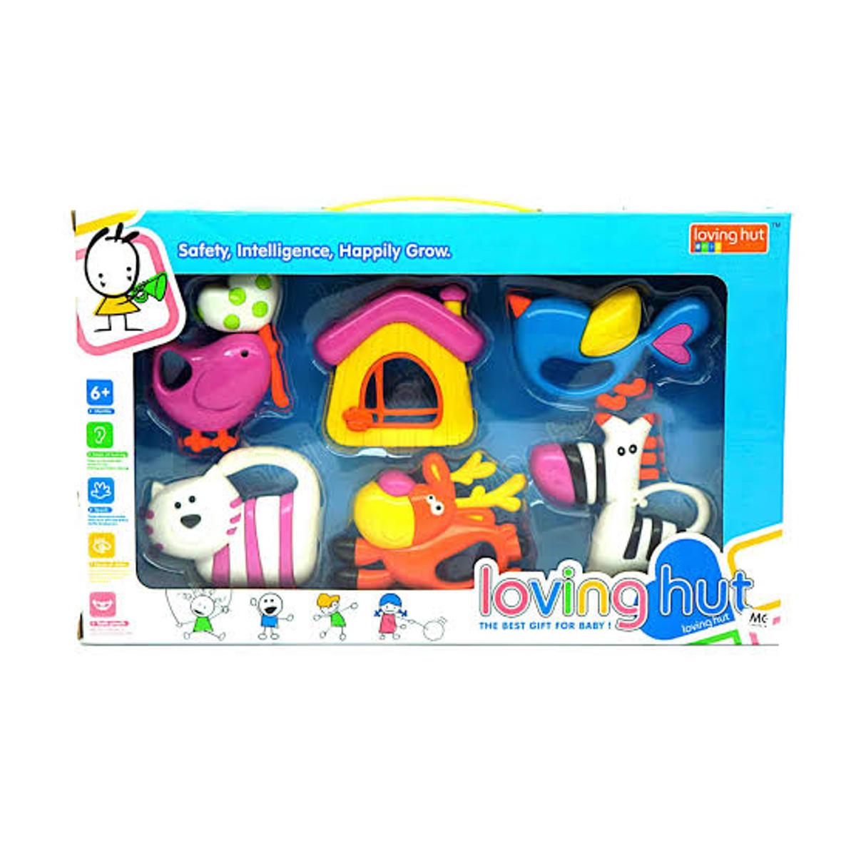 Loving Hut Baby Rattle Set Early Toy