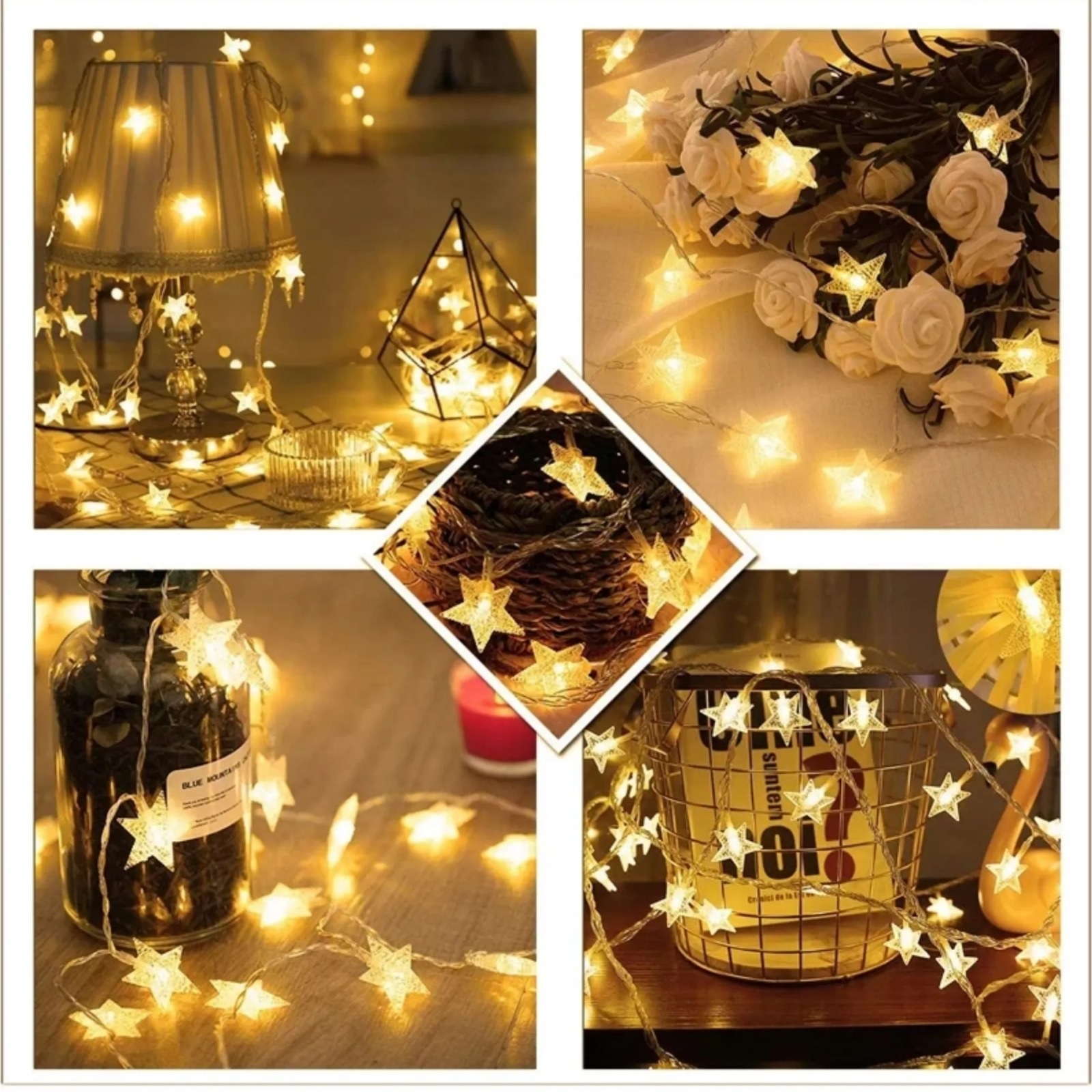ABST - Star LED Fairy Lights ( 3 Meter, 20 Stars Led Set ) | Daraz.pk