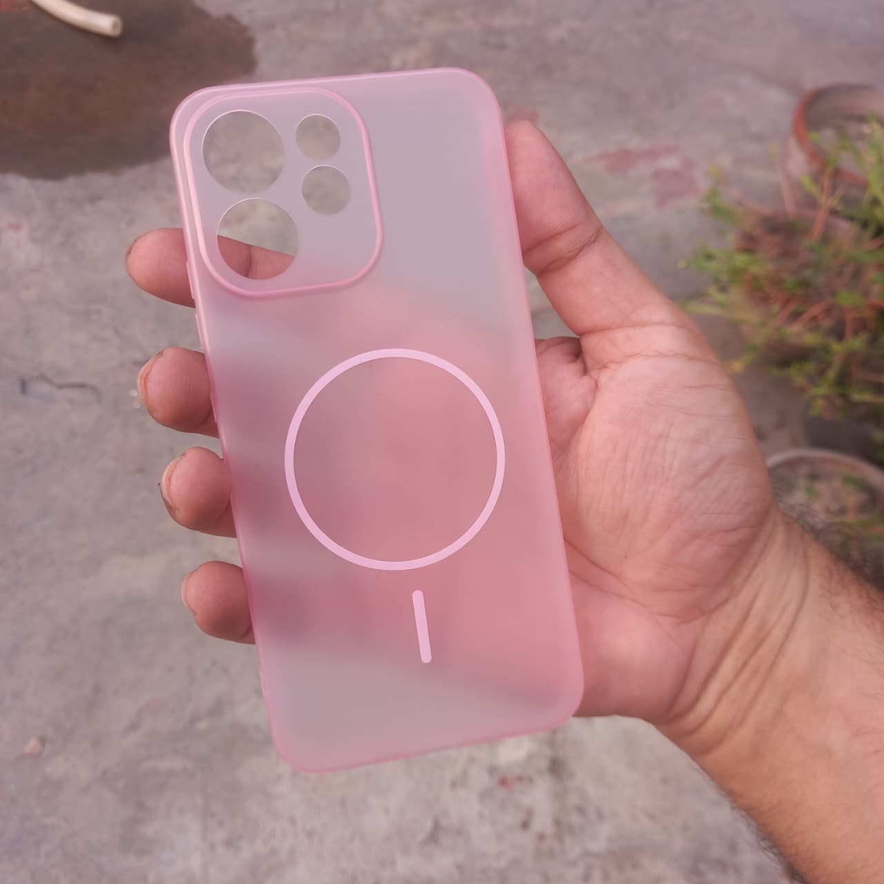 Air Skin, Ultra Thin Paper Matte Back Cover (0.3 mm ) Compatible with Reno 15F Soft TPU Cover