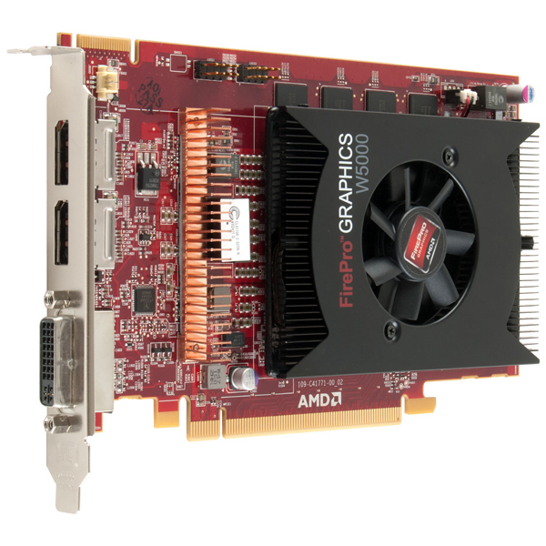 Carte vidéo AMD FirePro PCI-E NVIDIA FirePro W5000 2GB GDDR5 - 2 x DisplayPort 1 x DVI