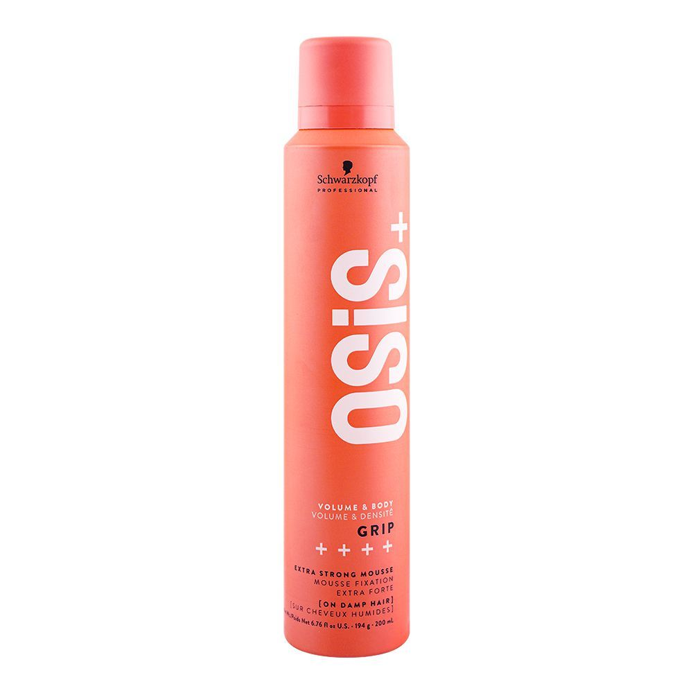 Oseis+ Grip Volume & Body Extra Strong Mousse | Hair Styling Care | 200ml