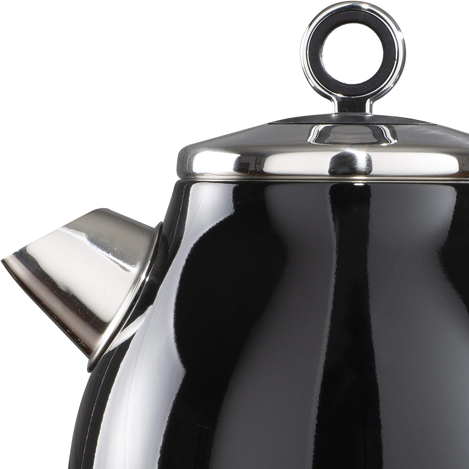 IMPORTED UK PALLET Daewoo Black Kingsbury Stainless Steel Kettle