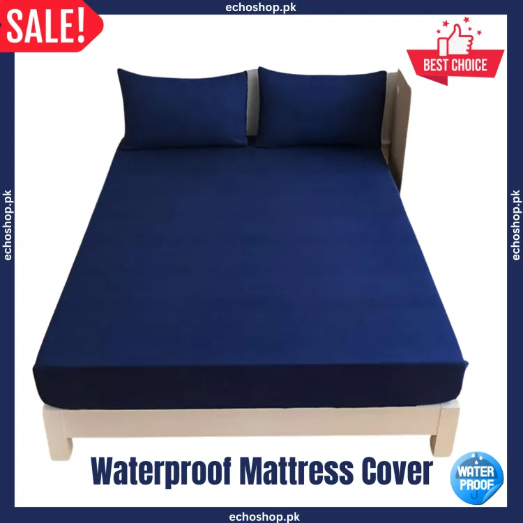 Single Bed Waterproof Mattress Cover Single Sized Mattress Protector 42 x  78 Inches Fitted Bed Sheet