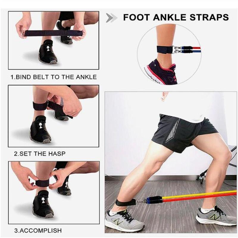 Power Resistance Bands for Workout for Women & Men (11pcs), Exercise Bands for Home and Gym Workouts. Perfect Resistance Band for Exercise and Muscle Building.