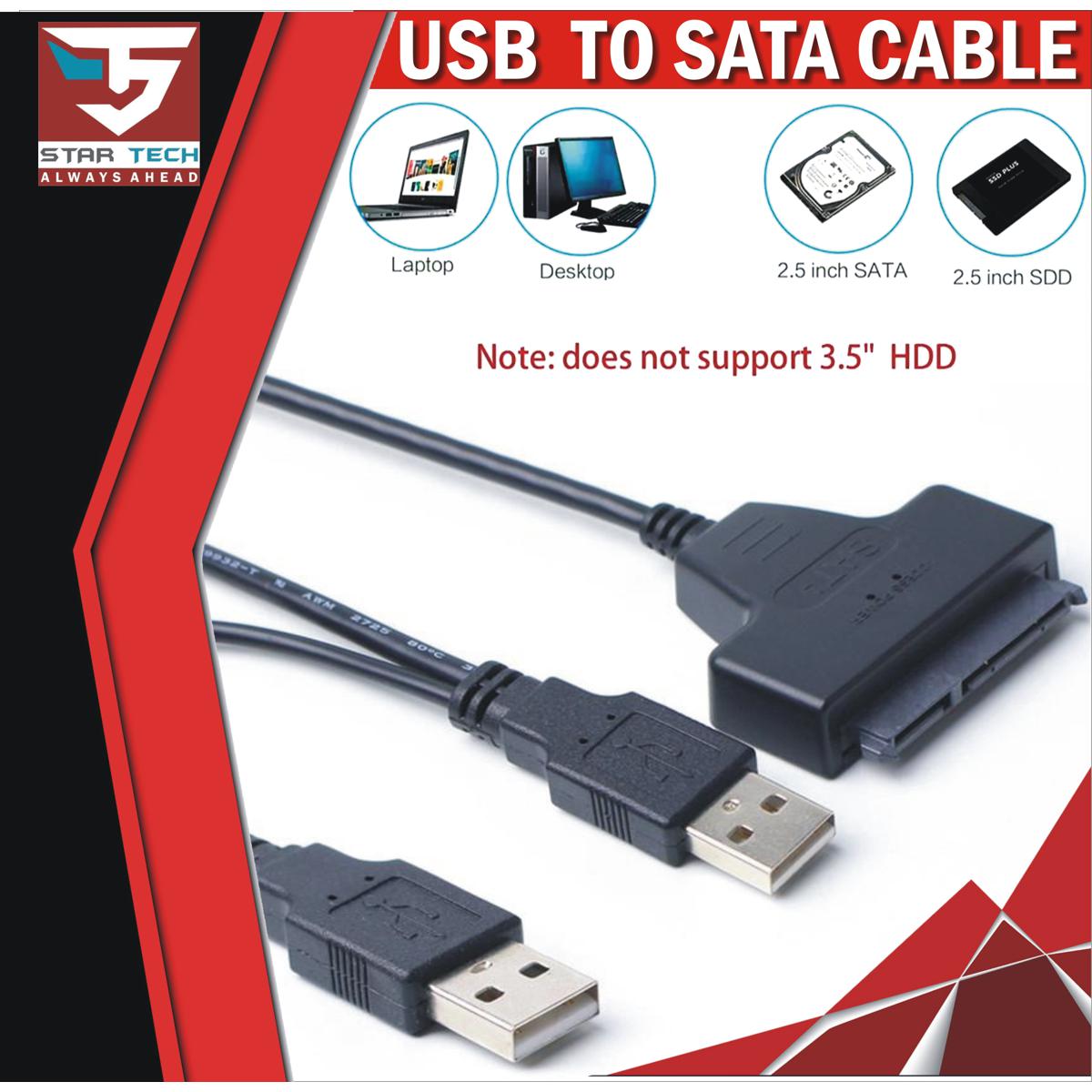 Best USB SATA 7+15pin to USB Adapter Cable for HDD