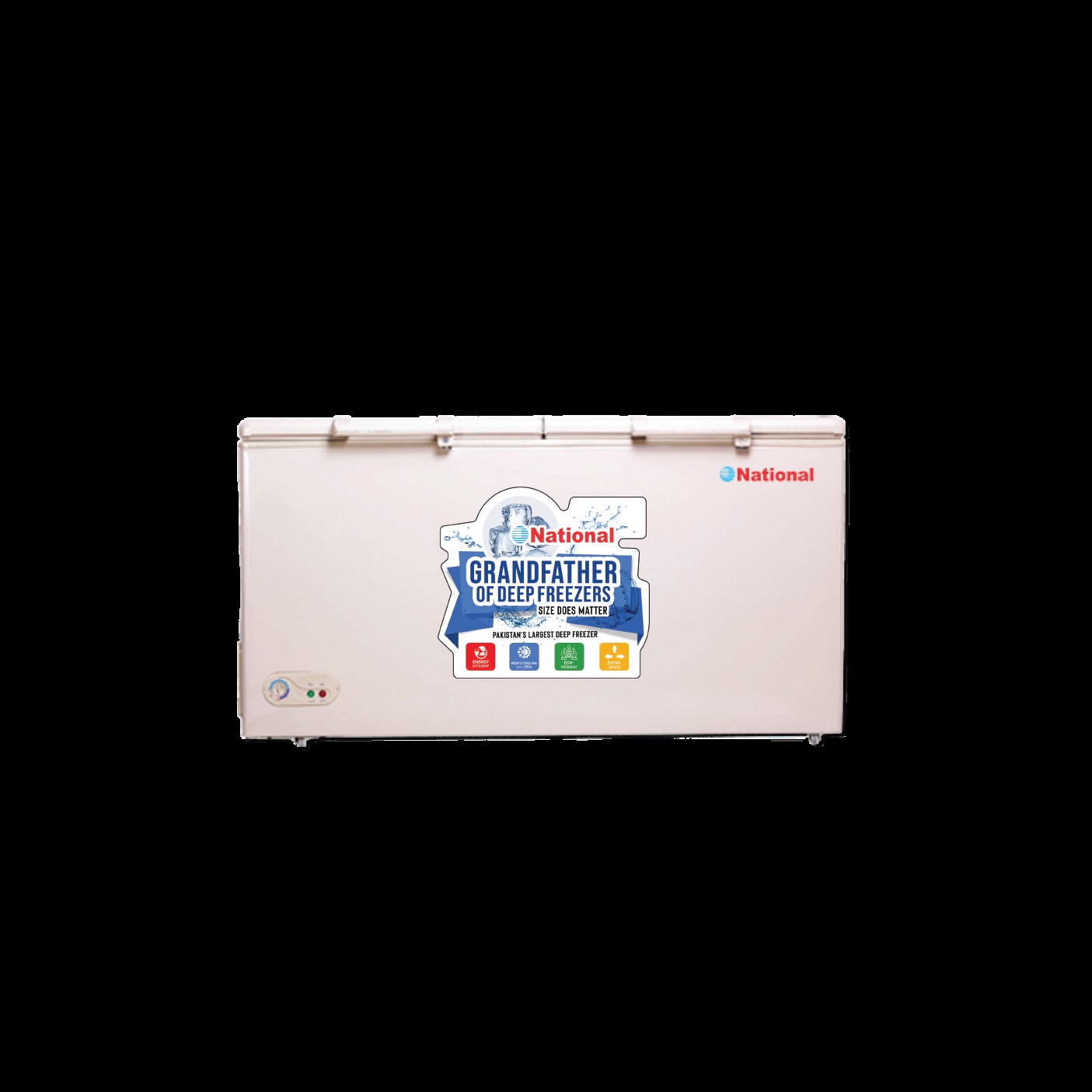 National Deep Freezer 19 Cubic Feet 538 Liters Capacity Single Door ...