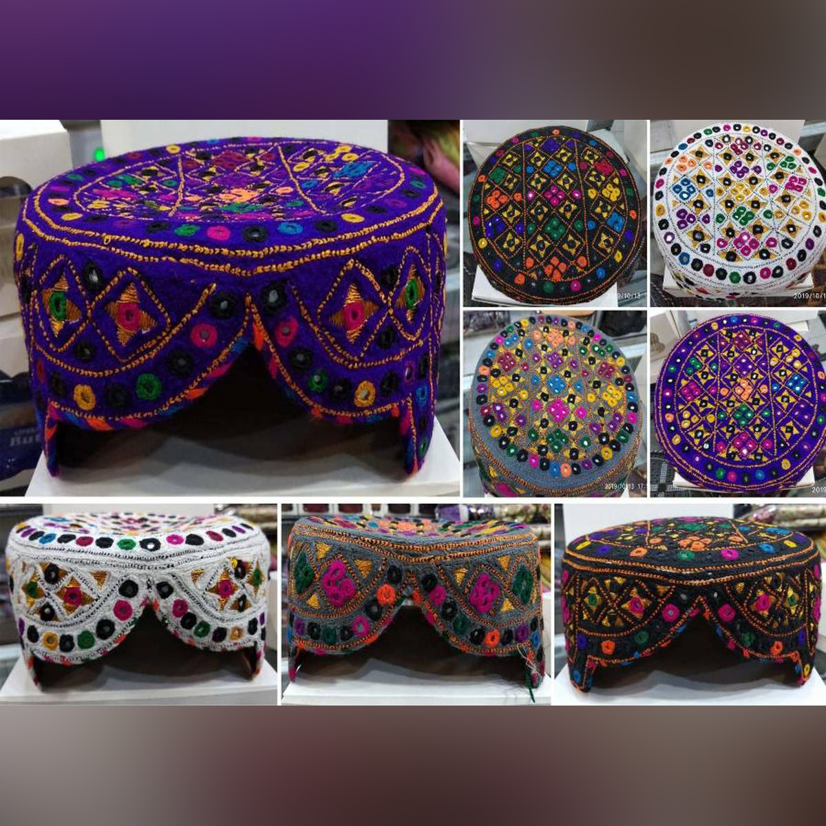 Handmade Traditional Topi Cap Sindhi 
