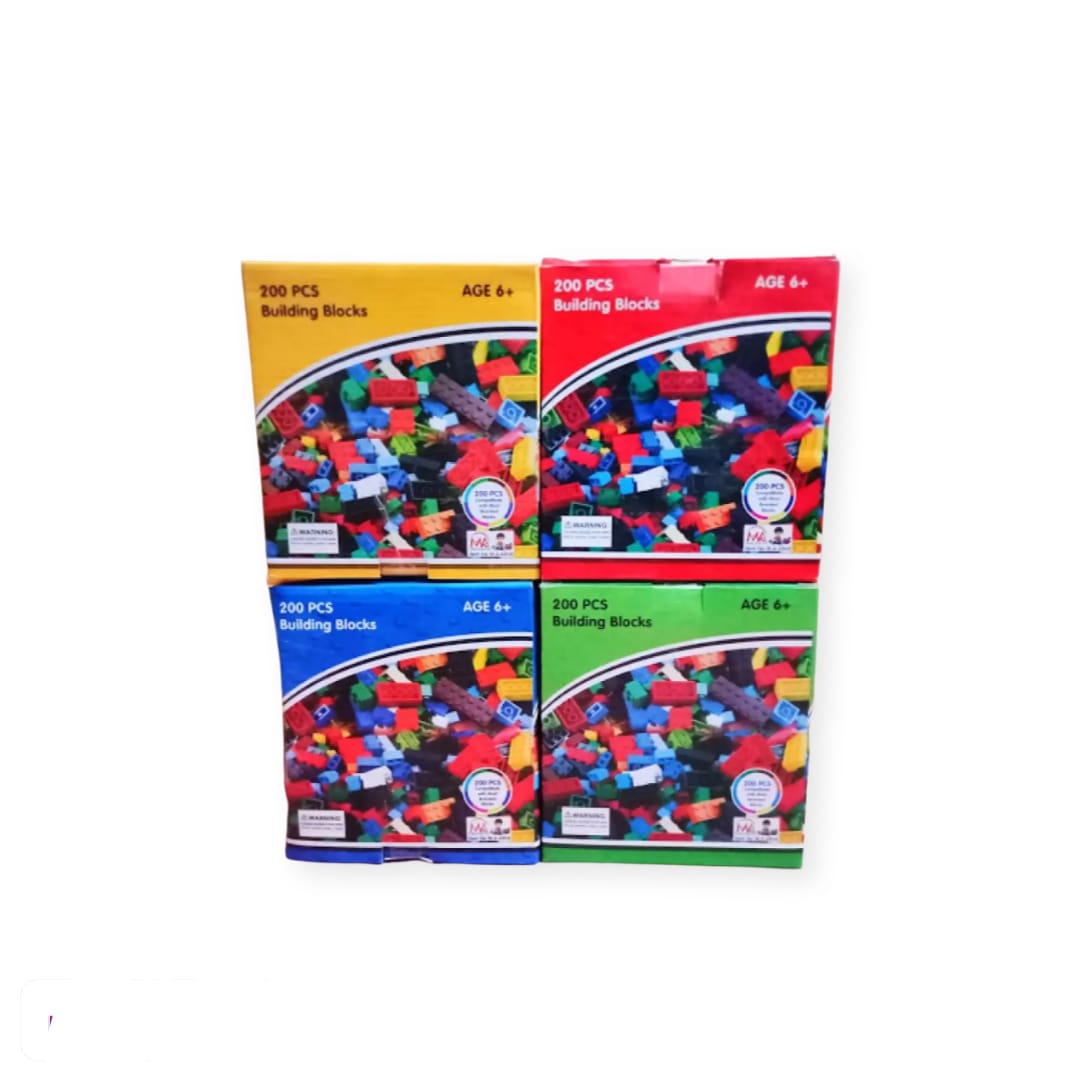Kids Lego_Blocks Bulding and Stacking Blocks 200 Pcs Blocks Set ...