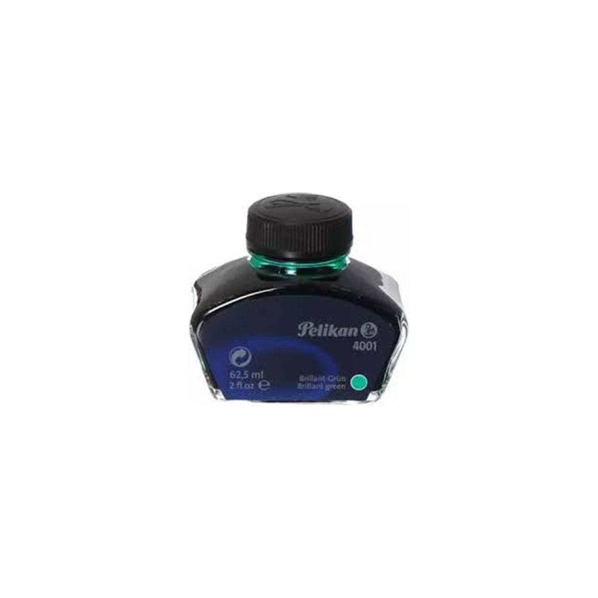 Pelikan 4001 Fountain Pen Ink Brilliant Green ml Bottled