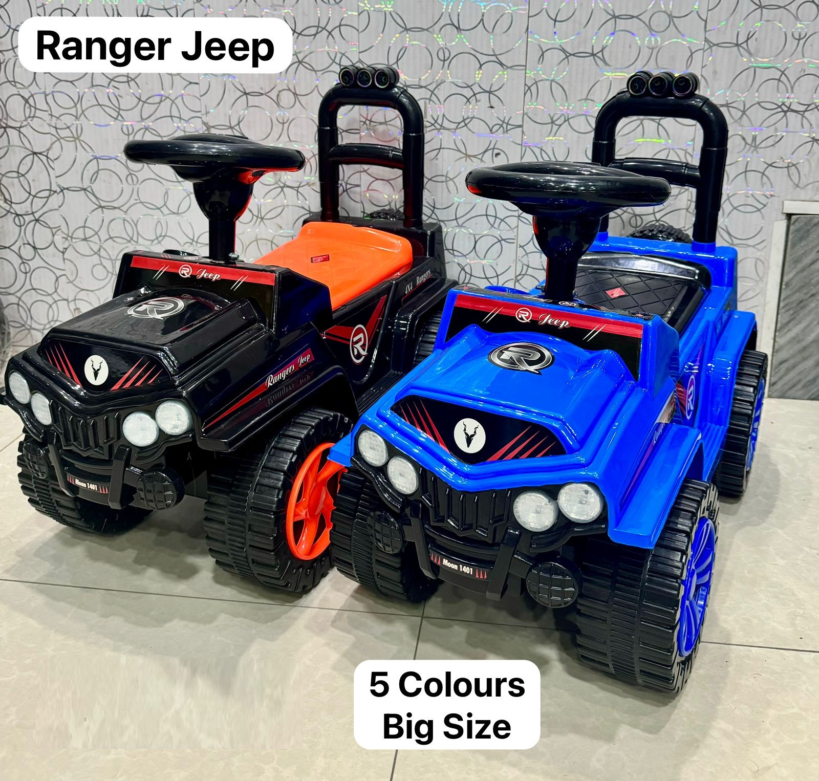 Kids Riding jeep Range Pro With Music Lights With Toy storage