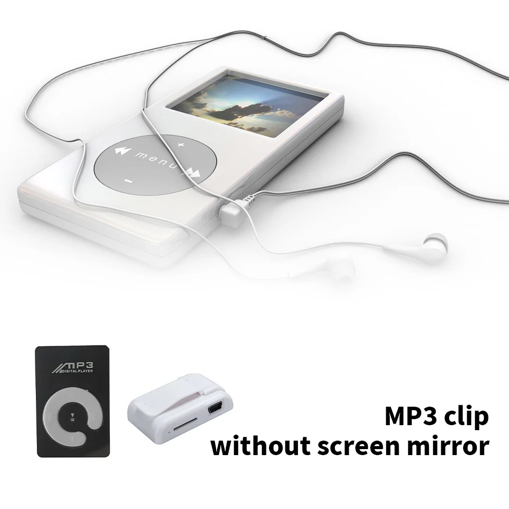 Mirror Surface Mini MP3 Player – Portable Music Player with TF Card Support | Lightweight Audio Device for Picnic & Party | Blendzii Outleex®