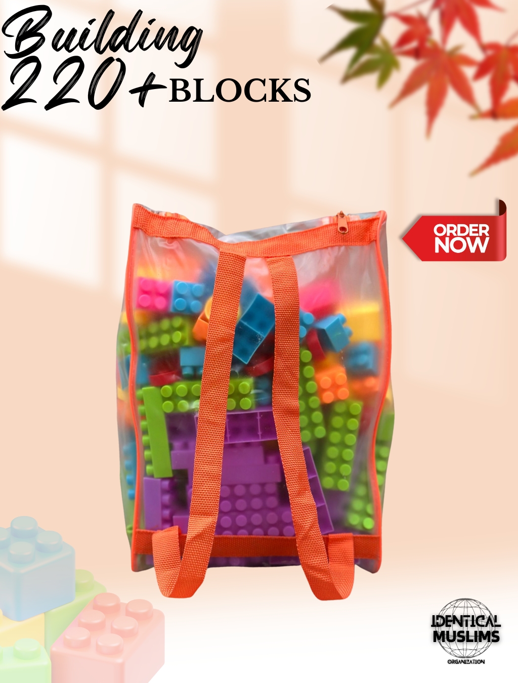 220+ Pcs Building Blocks for Kids – Educational Construction Toy – Non-Toxic Plastic – Brain-Boosting STEM Activity – Colorful & Creative Bricks – DIY Learning Set – Best Gift for Boys & Girls – Fun & Interactive Play
