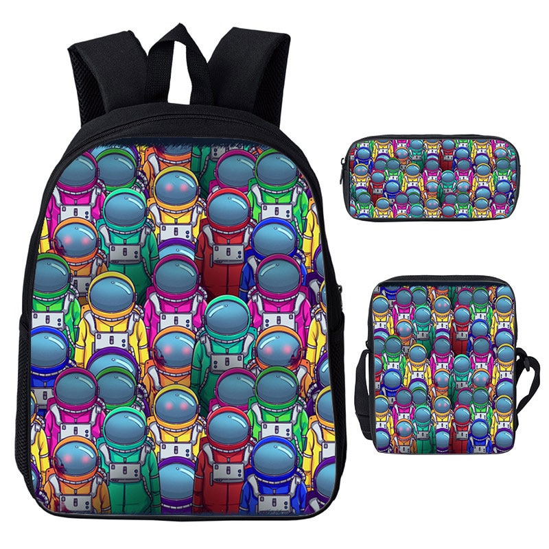 3D Video Game Backpack Impostor Among 