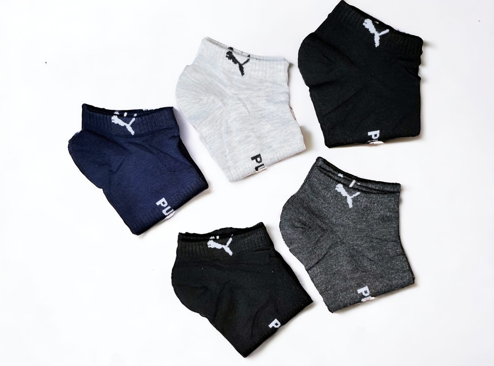 5 Pair Men Short Spring and Summer Shallow Low Top Sport Short Socks Trend in Tube Socks