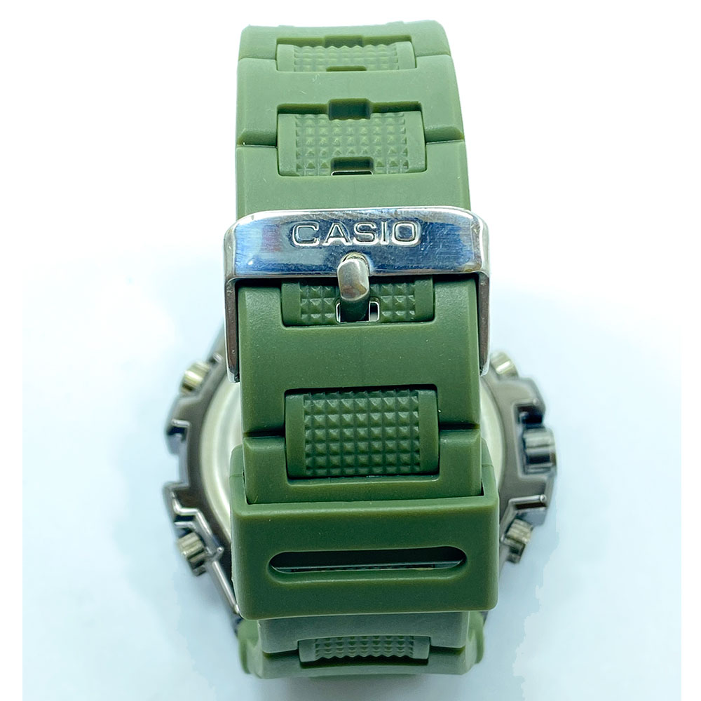 GSTW-300 Metallic Dial Dual Display Multifunctional 20BAR Water Resistant Sports Watch for Men
