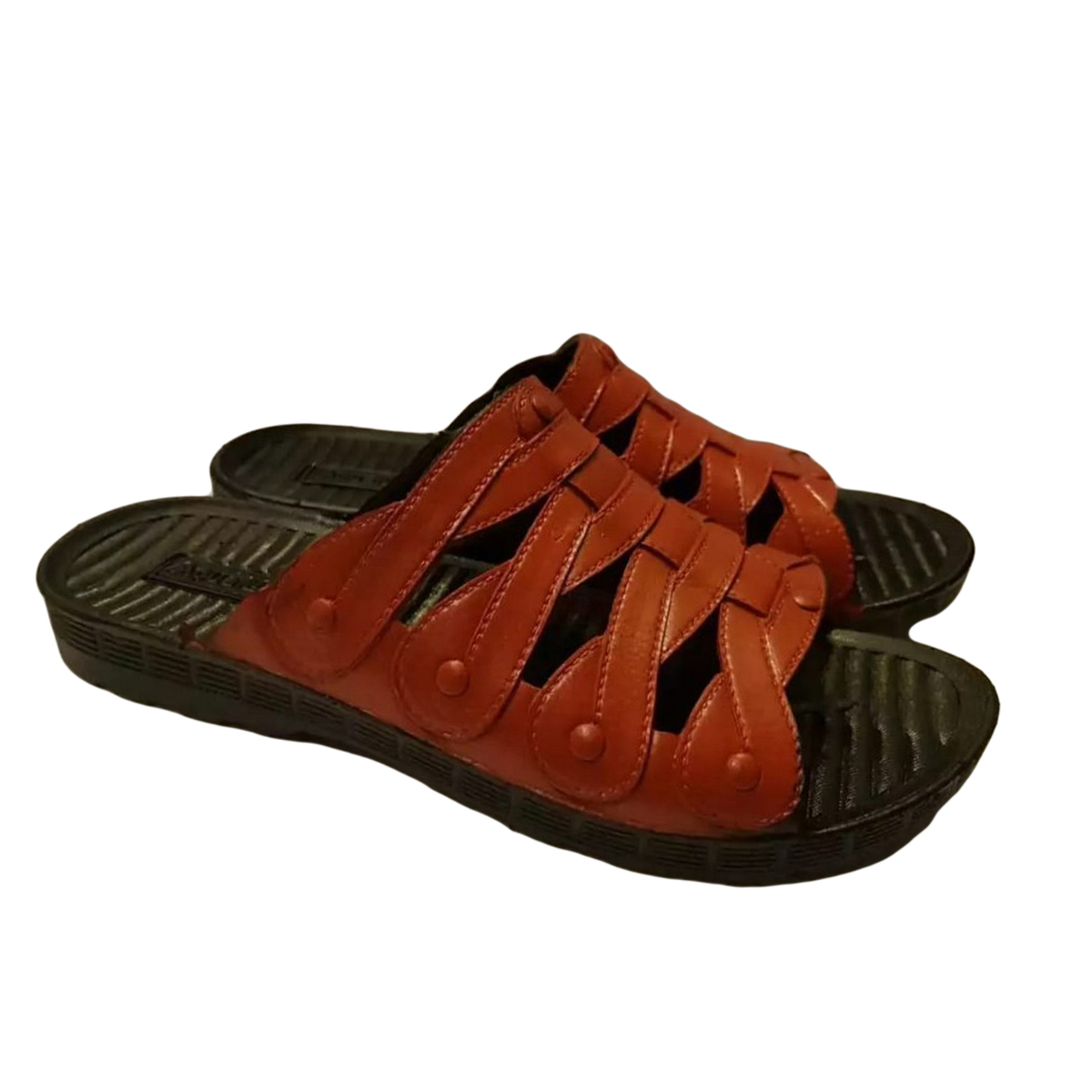Rubber Sandals/Slippers Shoes - Waterproof - Soft And Comfortable - Light Brown Color