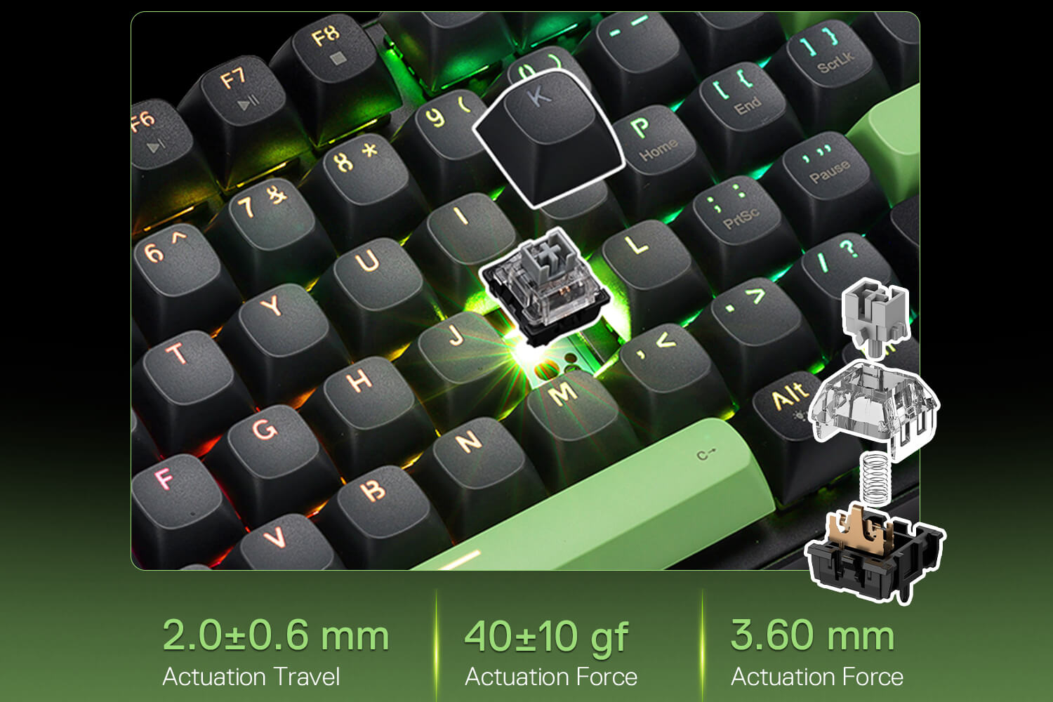 Redragon K740 Wired Mechanical Gaming Keyboard RGB 98 Keys with Linear Dragon Chant Switch and Vibrant Groovy RGB 16 7b9423a823b7199e6f3415c676da91ae