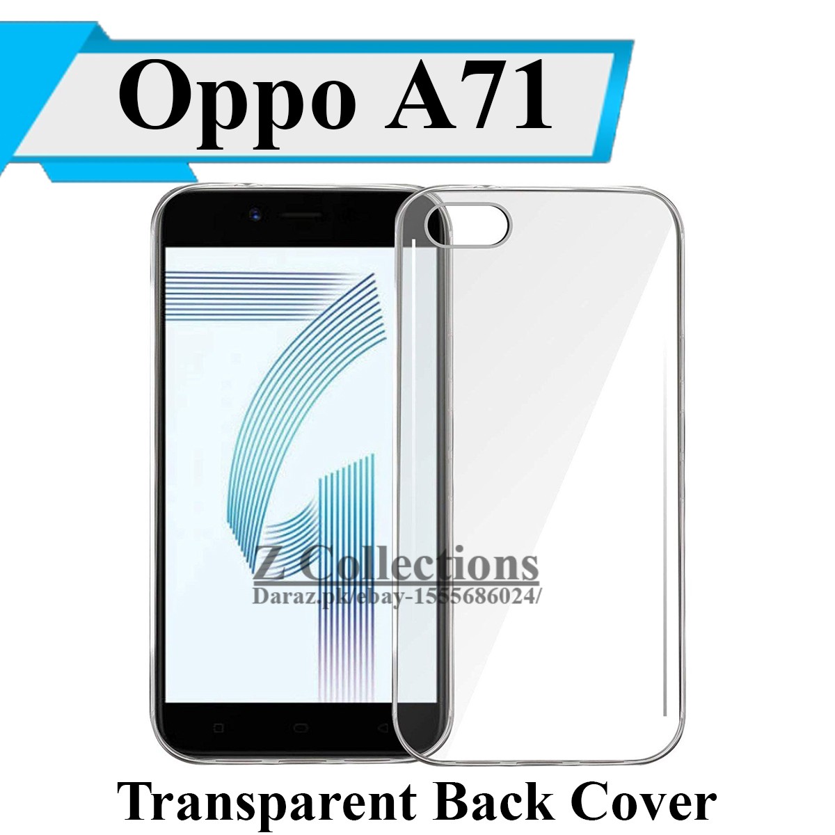 oppo a71 transparent cover