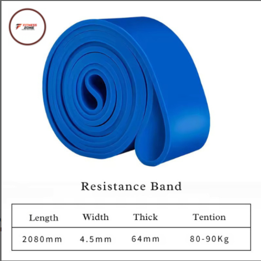 Heavy-Duty Elastic Resistance Band for Home Gym & Exercise - Adjustable Strength Workout Strap