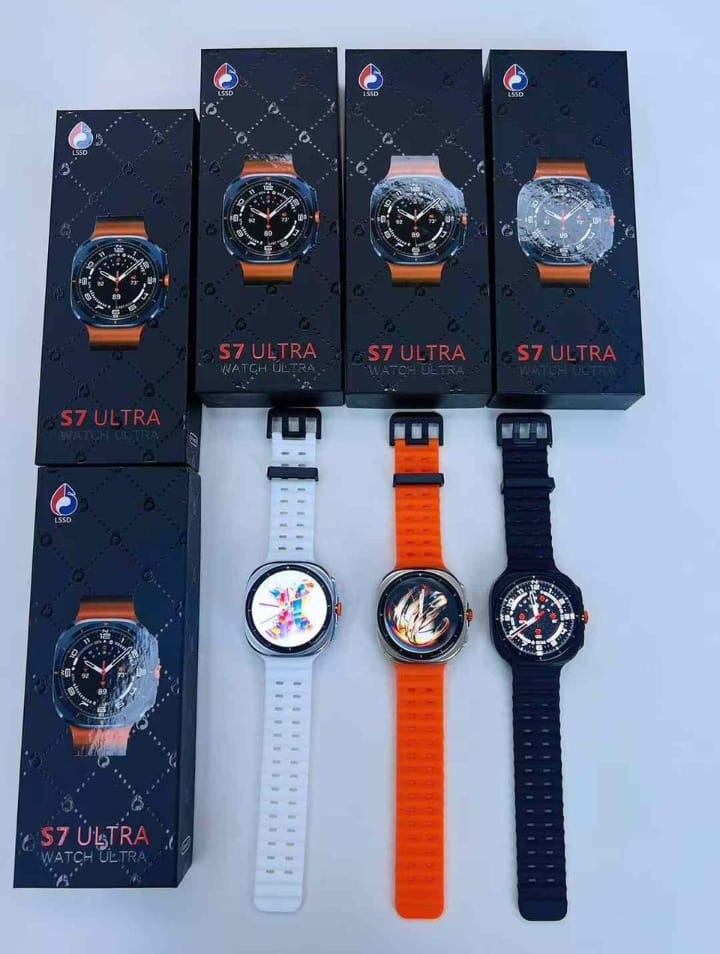 S7 Ultra Smart Watch, 49mm AMOLED Display, Bluetooth Calling