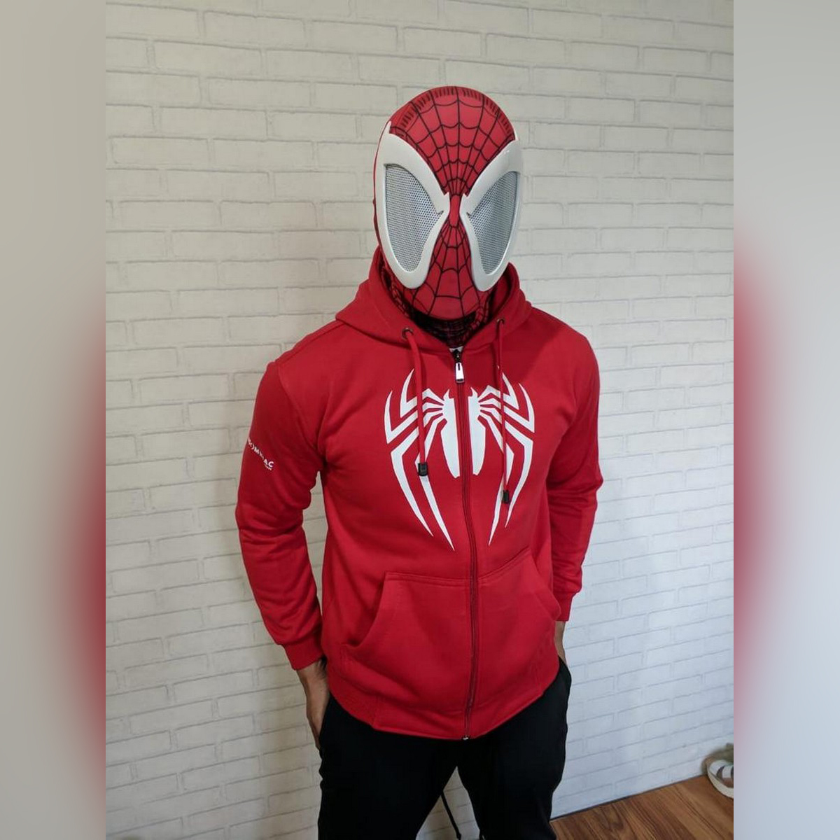 Khanani's Hoodie with zipper spiderman full sleeves