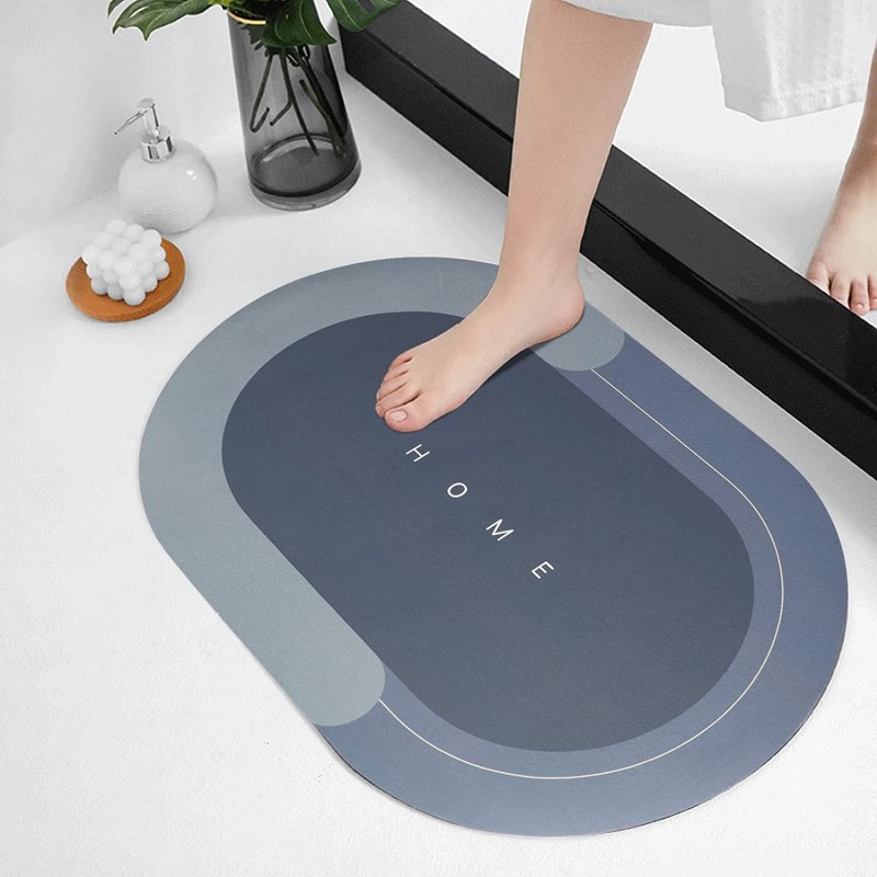 Anti-Slip Bathroom Super Absorbent Dry Feet Toilet Doorway Carpet Rug Family Entrance Door Mats Bedroom Kitchen