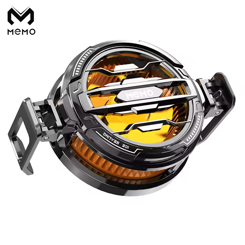 MEMO  CX07 Mobile Phone Cooler Magnetic Cooling Fan Case Radiator For PUBG Gaming Back Clip Cool Heat Sink For Smartphones