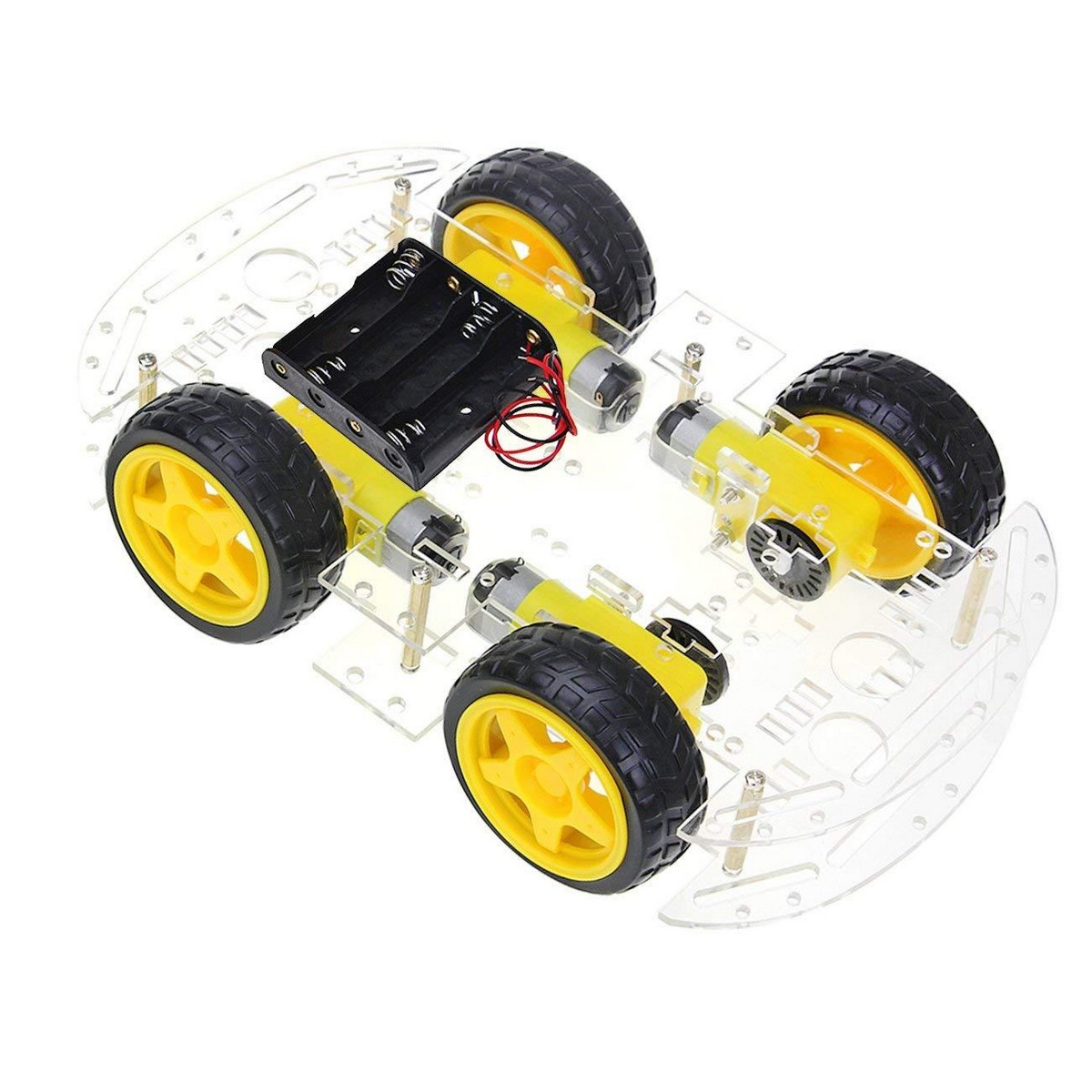 DIY 4WD 4 Wheel Smart Robot Car Chassis Kit For Arduino In Pakistan